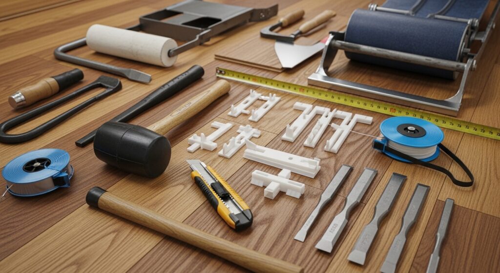 flooring installation tools and materials for spc vinyl plank flooring