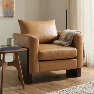Lounger Sofa Chair with Rubberwood Legs