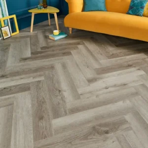 Regalia Coal Oak Herringbone SPC Flooring